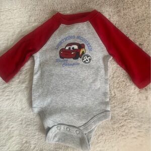 Lightning McQueen Newborn Onesie NWT